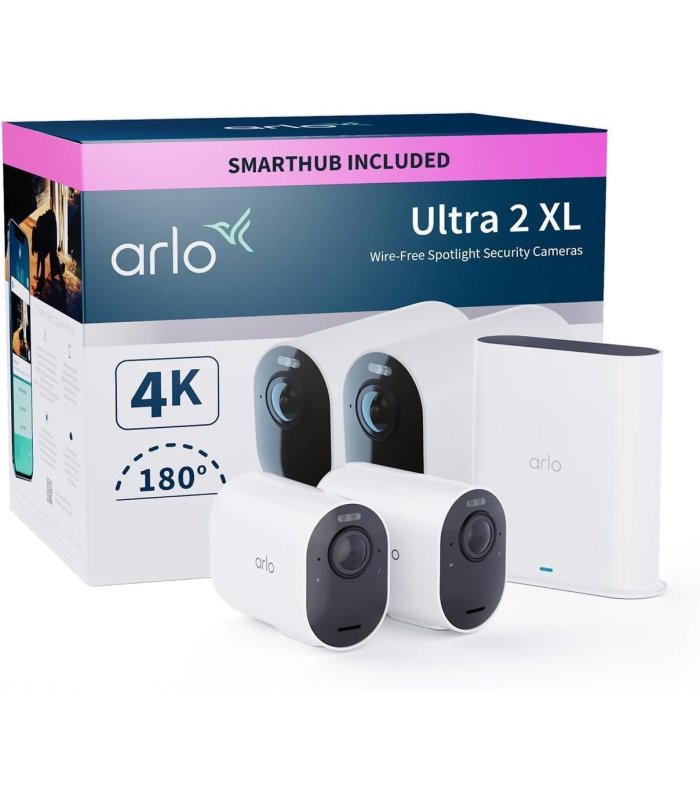 Arlo Ultra 2 XL Security Cameras Outdoor 4K Wireless