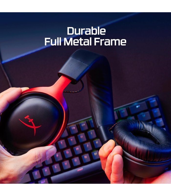 Žaidimų Ausinės Laidinės HyperX Cloud III Juoda / Raudona PC / PS / Xbox Series /One