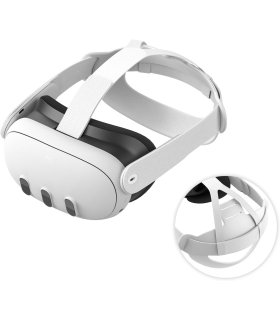 KIWI design galvos dirželio pagalvėlė Meta Quest 3/2 balta (tik pagalvėlė)