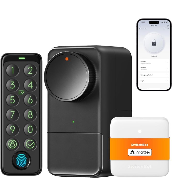 SwitchBot WiFi Smart Lock Pro with Fingerprint