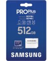 Atminties kortelė Samsung Pro Plus microSDXC 512GB su adapteriu