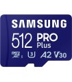 Atminties kortelė Samsung Pro Plus microSDXC 512GB su adapteriu