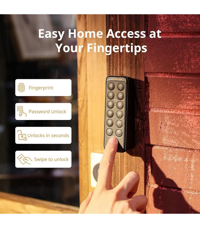 SwitchBot WiFi Smart lock with Keypad Fingerprint touch