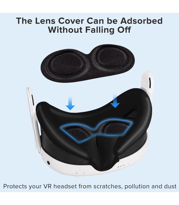 VR Silicone Cover Accessories 7 in 1 for Meta Quest 3