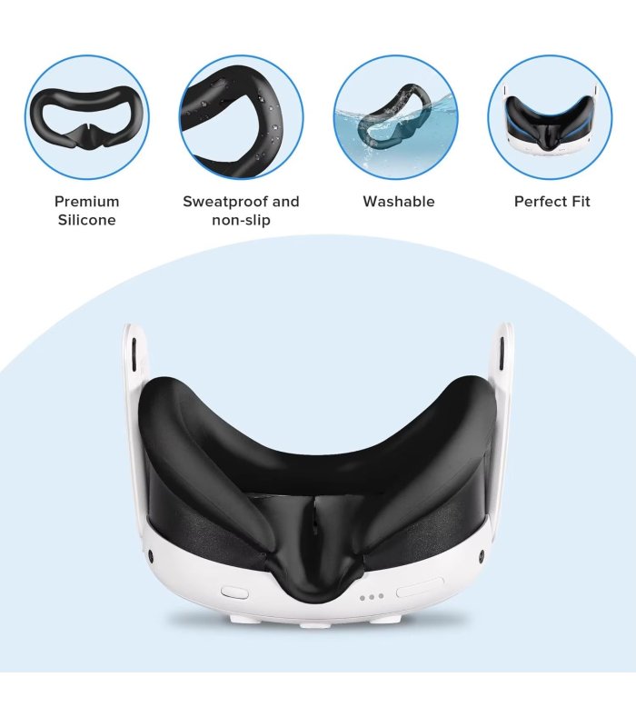 VR Silicone Cover Accessories 7 in 1 for Meta Quest 3