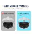 Silicone Face Cover Pad Meta Quest 3 black