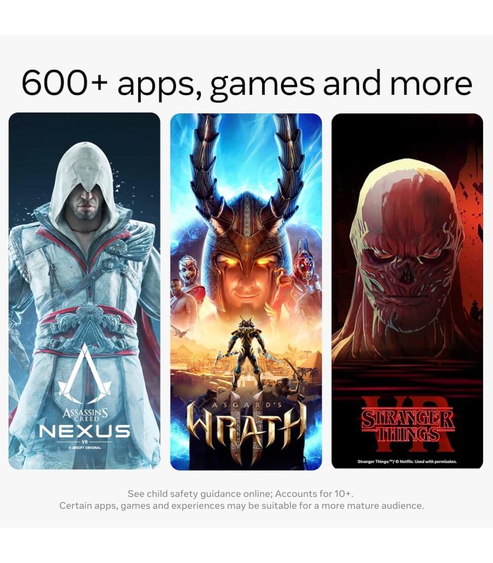 Pirkt Meta Quest 3S 128 GB virtuālās realitātes brilles + 3 mēneši Meta Horizon+ abonementa Lieliska cena