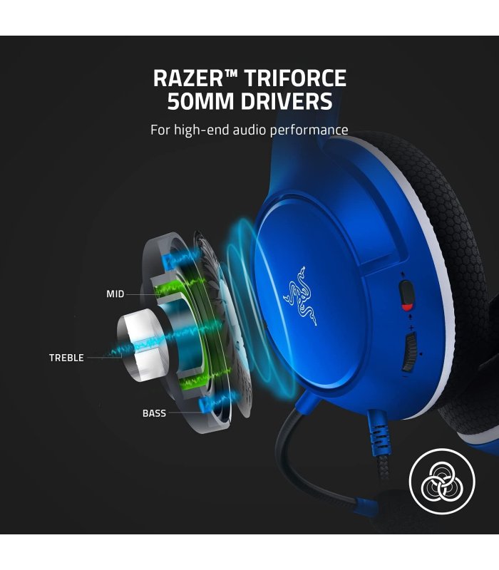Įsigykite Ausinės Razer Kaira X Xbox Shock Blue Gera Kaina 