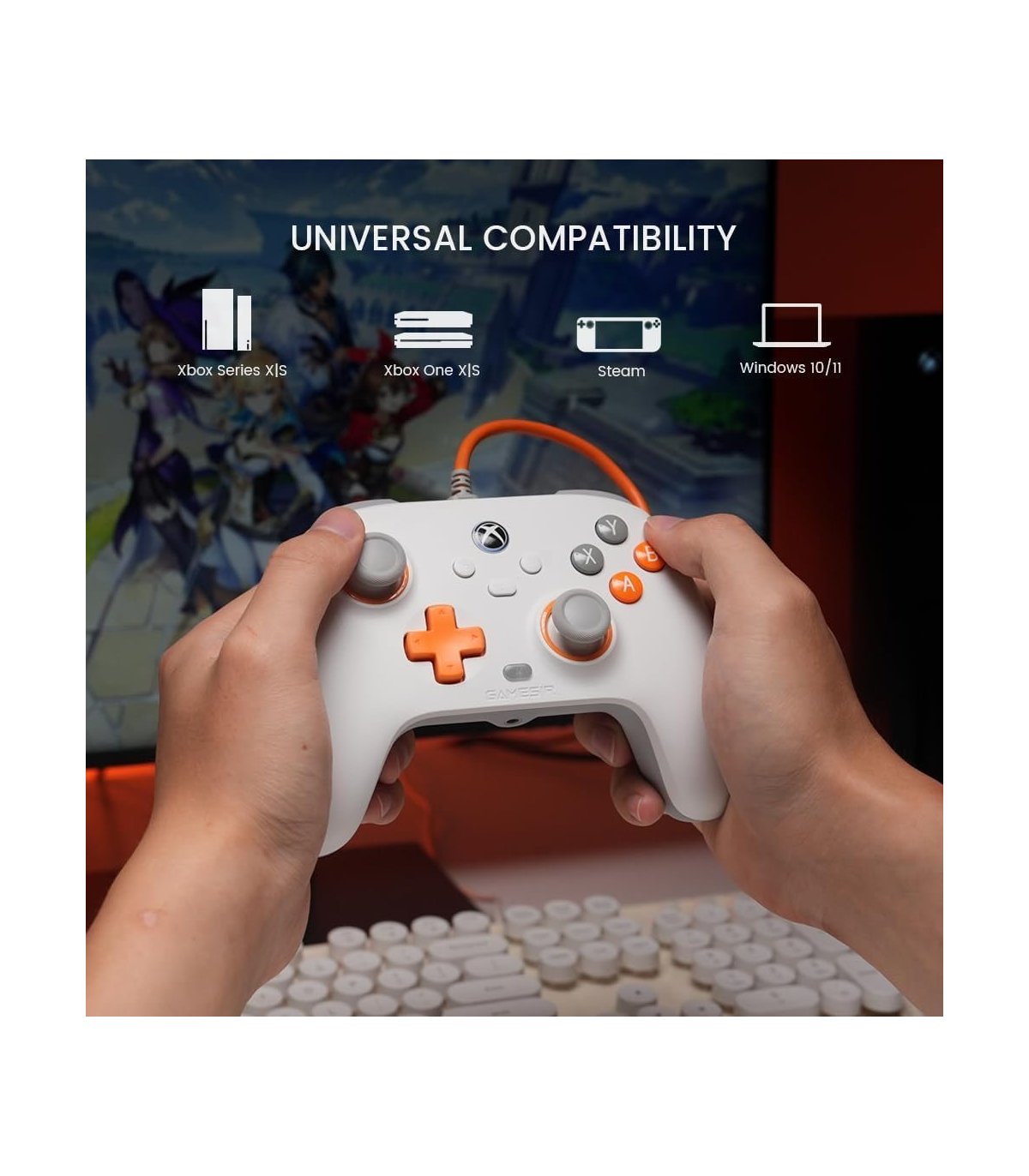 Osta Xbox One / seeria GameSir T7 juhtmega kontroller Halli efekti analoogidega Hea hind