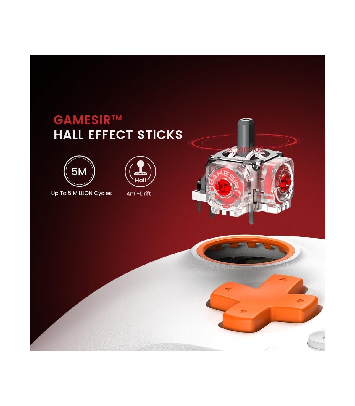 Osta Xbox One / seeria GameSir T7 juhtmega kontroller Halli efekti analoogidega Hea hind