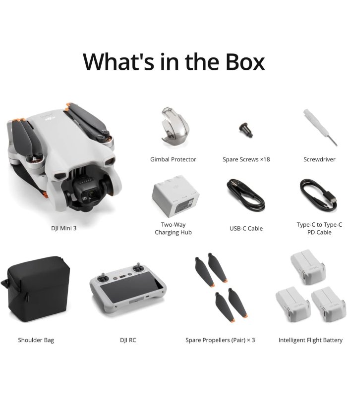 Купить Дрон DJI Mini 3 с пультом управления DJI RC + Fly More Combo Отличная цена