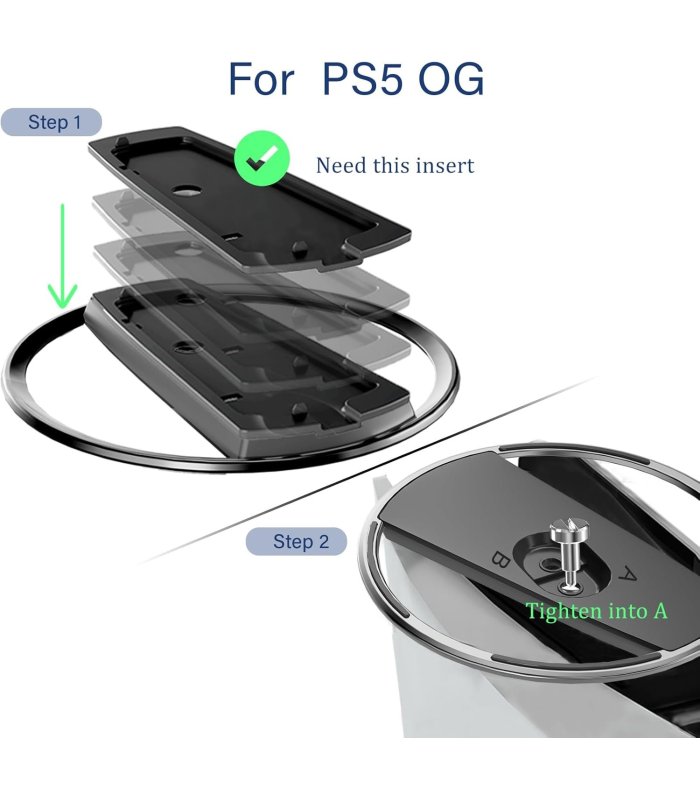 Osta PS5 vertikaalne Chrome'i alus  (PS5 Slim / Pro / standard) Hea hind
