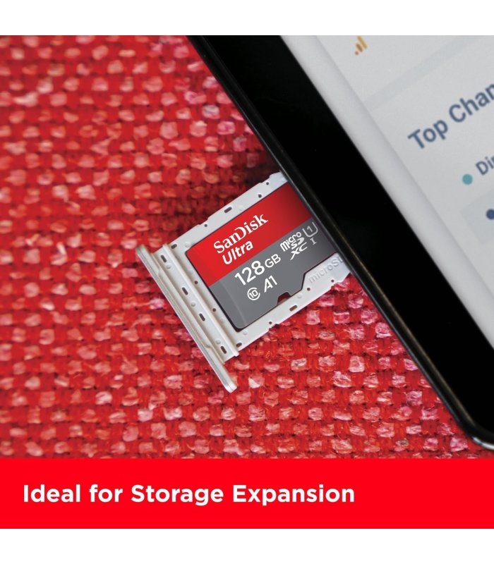 Osta SanDisk MicroSDXC UHS-I 128Gb 100MB/s memory card with SD adapter SDSQUAB-128G-GN6MA Hea hind