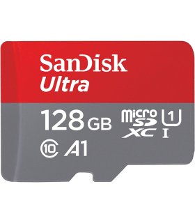Buy SanDisk MicroSDXC UHS-I 128Gb 100MB/s memory card with SD adapter SDSQUAB-128G-GN6MA for Great Price