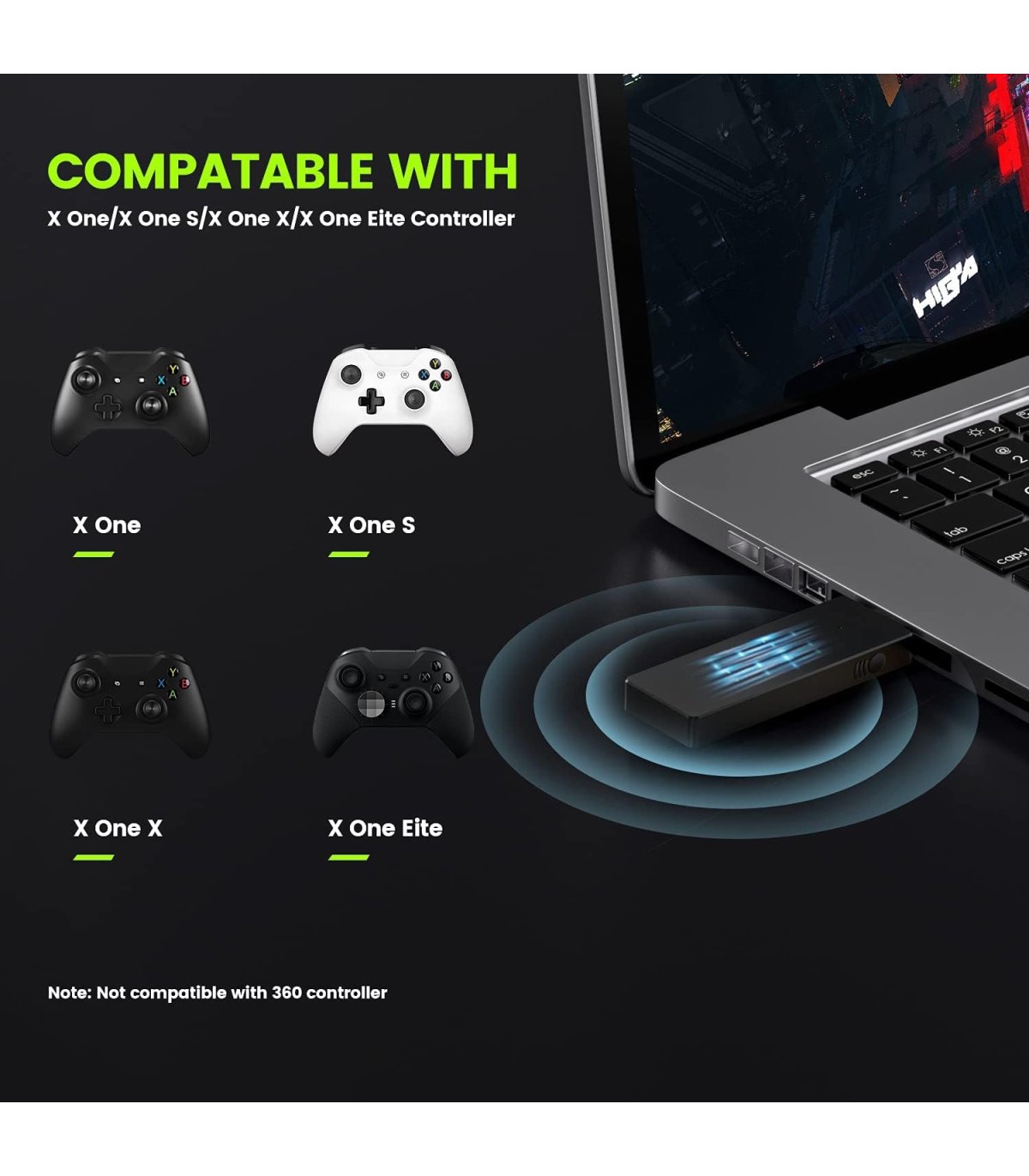 Osta Xbox Wireless Adapter for Windows 10 (Xbox One) CIPON Hea hind