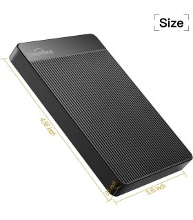 UnionSine External Hard Drive 2TB Ultra Thin Portable 2.5 Inch USB 3.0 SATA Hard Drive Storage for PC, Mac, Xbox, PS4 HD2510