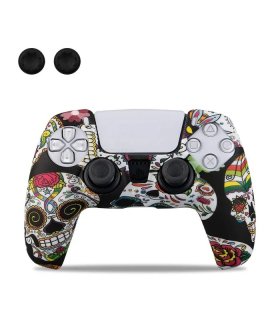 Protective Cover Skin for Playstation 5 Controller Dia de los Muertos