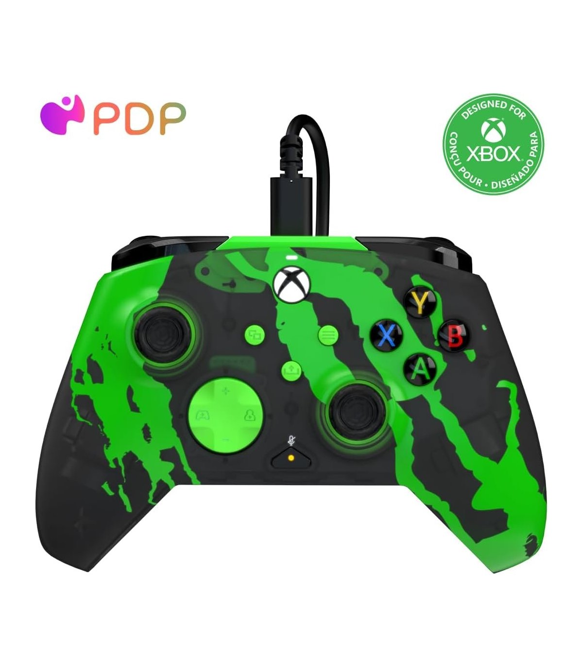 Buy Wired Controller Rematch Glow Jolt Green PDP XBOX One / Xbox Series for Great Price
