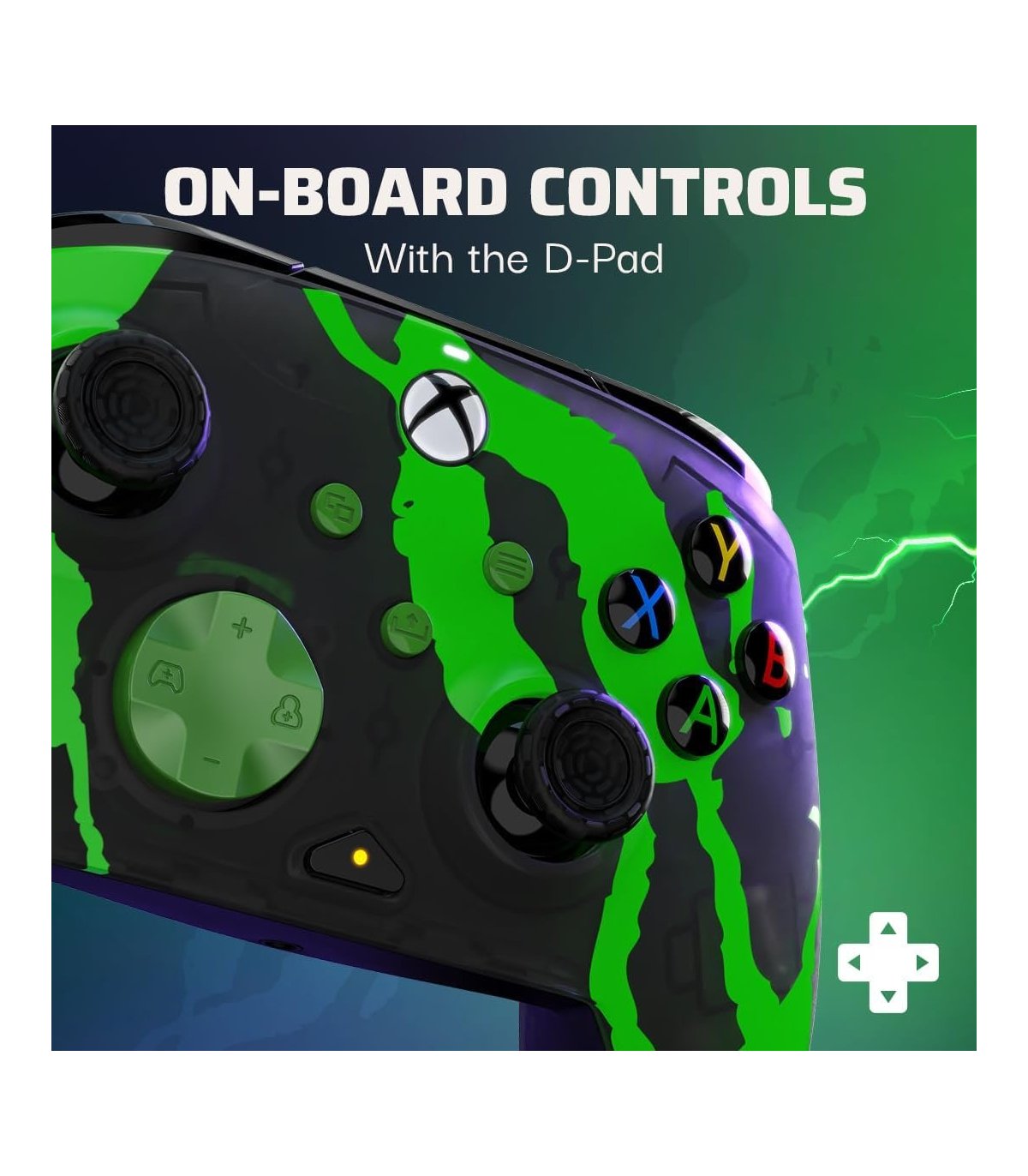 Buy Wired Controller Rematch Glow Jolt Green PDP XBOX One / Xbox Series for Great Price