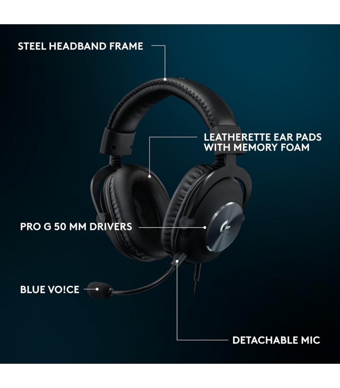 Pirkt Logitech G Pro X SE Wired Gaming Headset with Microphone USB Lieliska cena