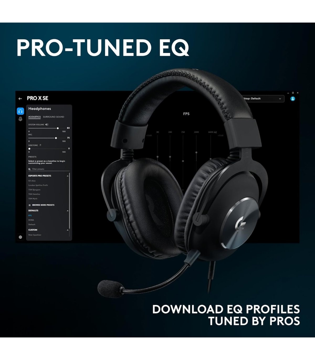 Pirkt Logitech G Pro X SE Wired Gaming Headset with Microphone USB Lieliska cena