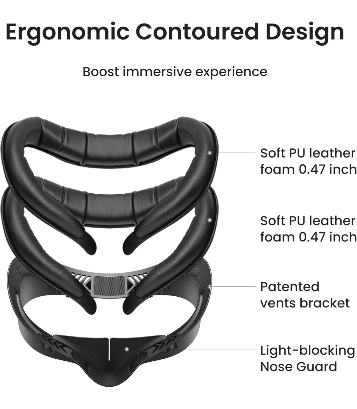 Pirkt KIWI design V4 Facial Cover Meta Quest 3S Lieliska cena