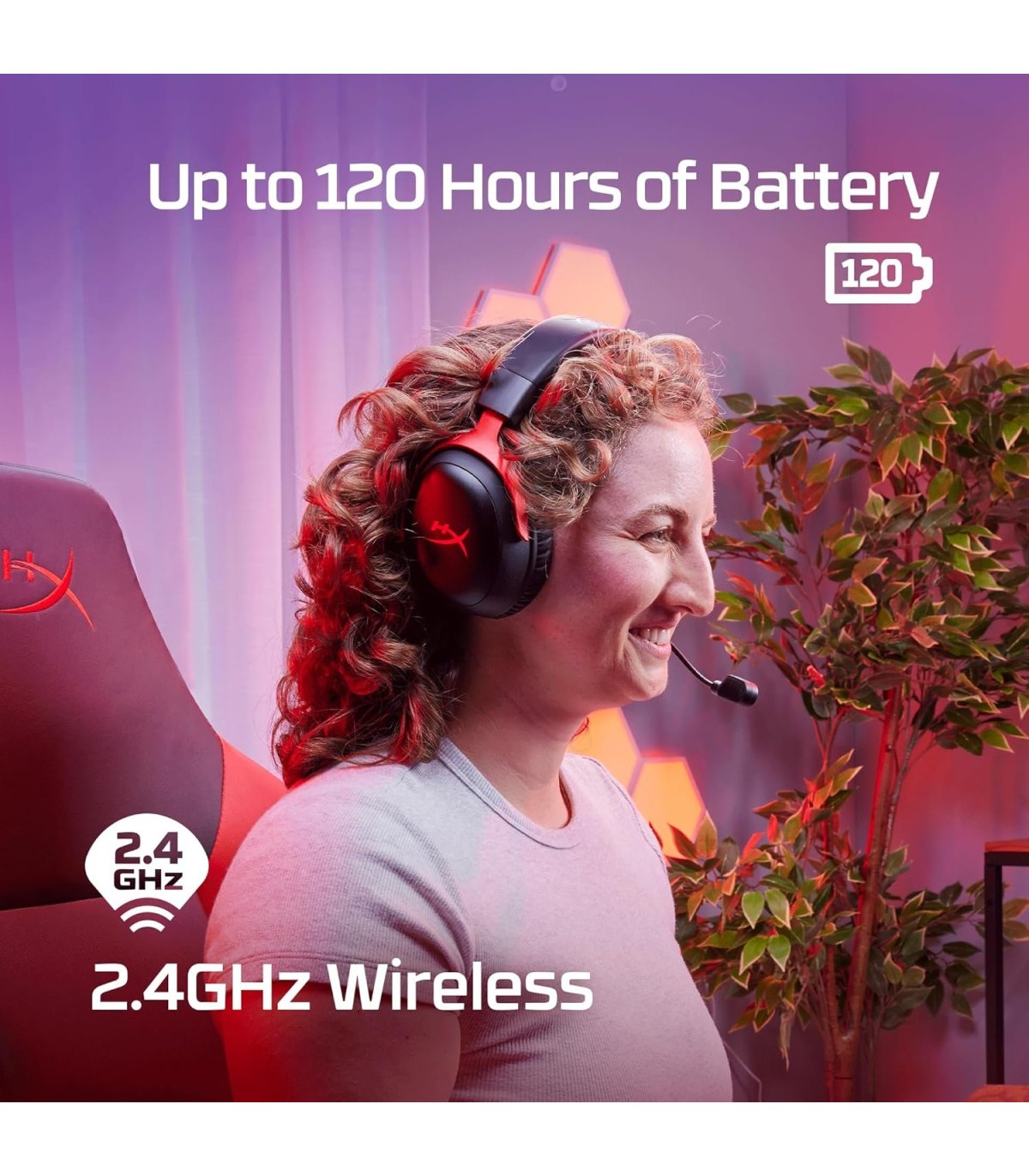Pirkt Spēļu austiņas bezvadu, 2.4GHz Wifi HyperX Cloud III melnas PC / PS4 / PS5 / Nintendo Switch Lieliska cena