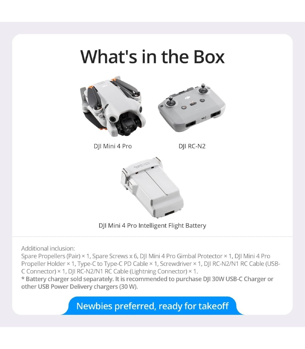 Įsigykite DJI Mini 4 Pro (DJI RC-N2) Dronas 4K HDR Gera Kaina 