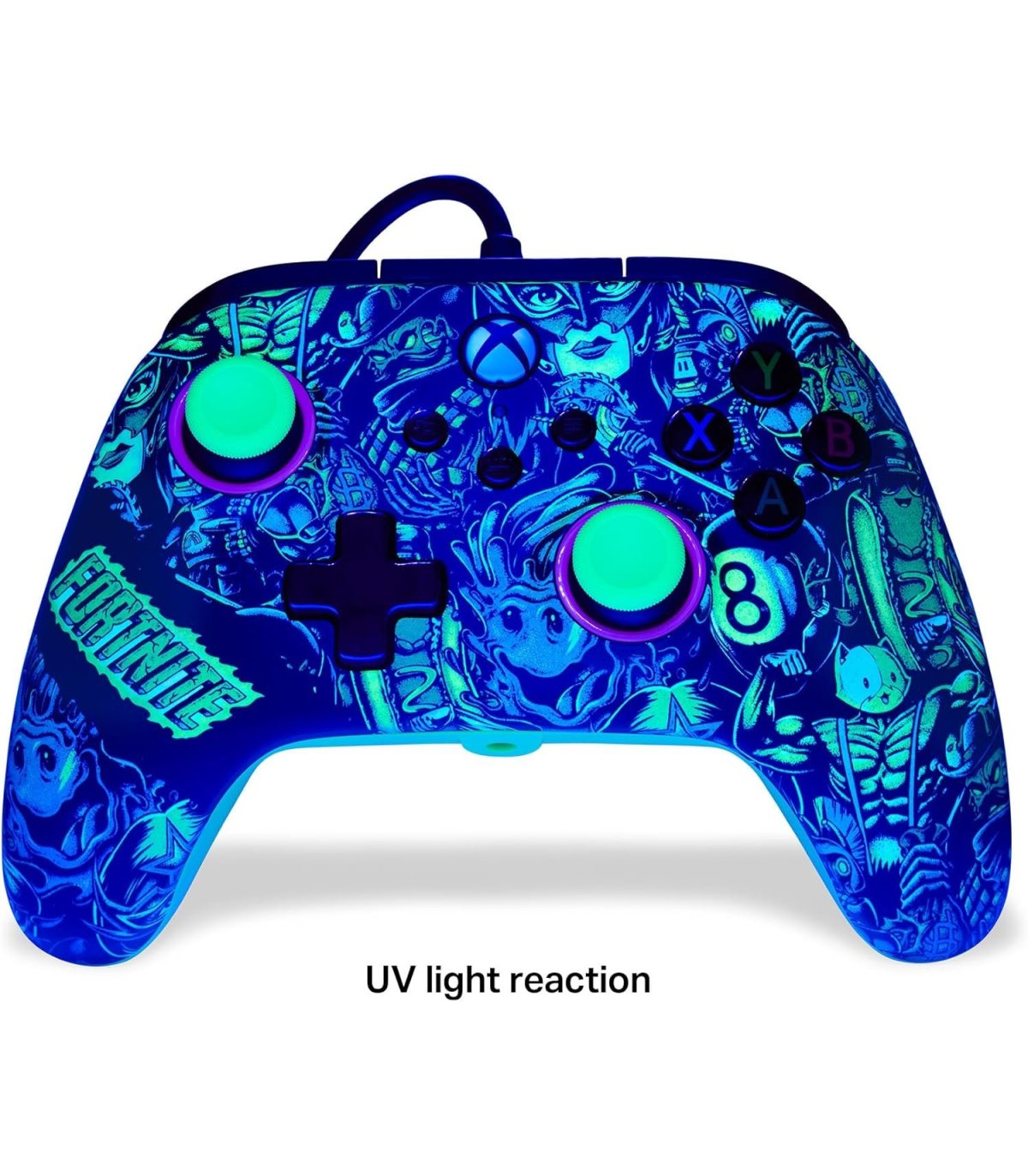 Pirkt Wired Controller PowerA Advanced Fortnite Glow XBOX One / Xbox Series Lieliska cena