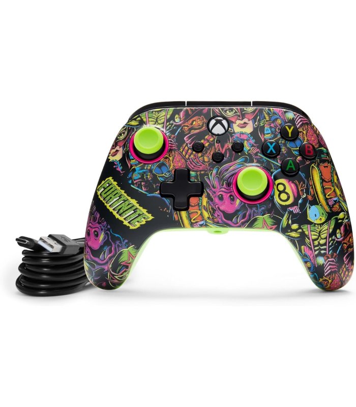Pirkt Wired Controller PowerA Advanced Fortnite Glow XBOX One / Xbox Series Lieliska cena