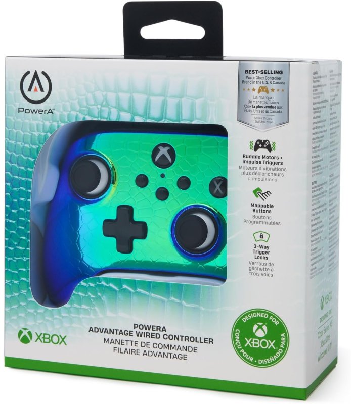 Pirkt Wired Controller PowerA Raptor Chrome Xbox One / Xbox Series Lieliska cena