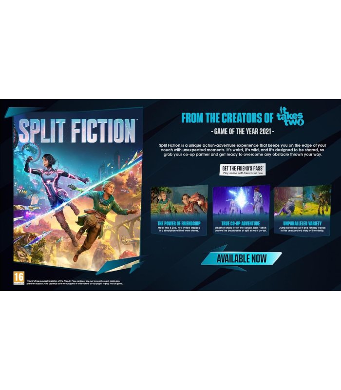 Купить Split Fiction Nintendo Switch 2 Отличная цена