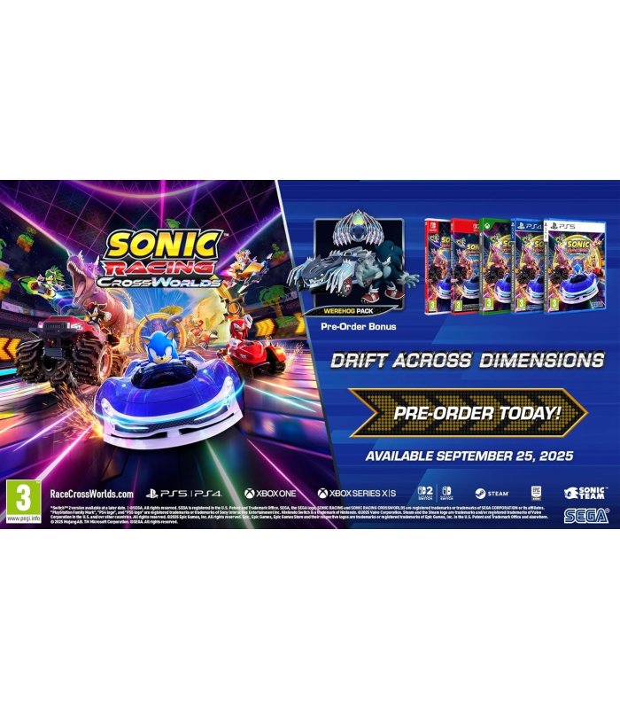 Купить Sonic Racing: Crossworlds PS4 Отличная цена