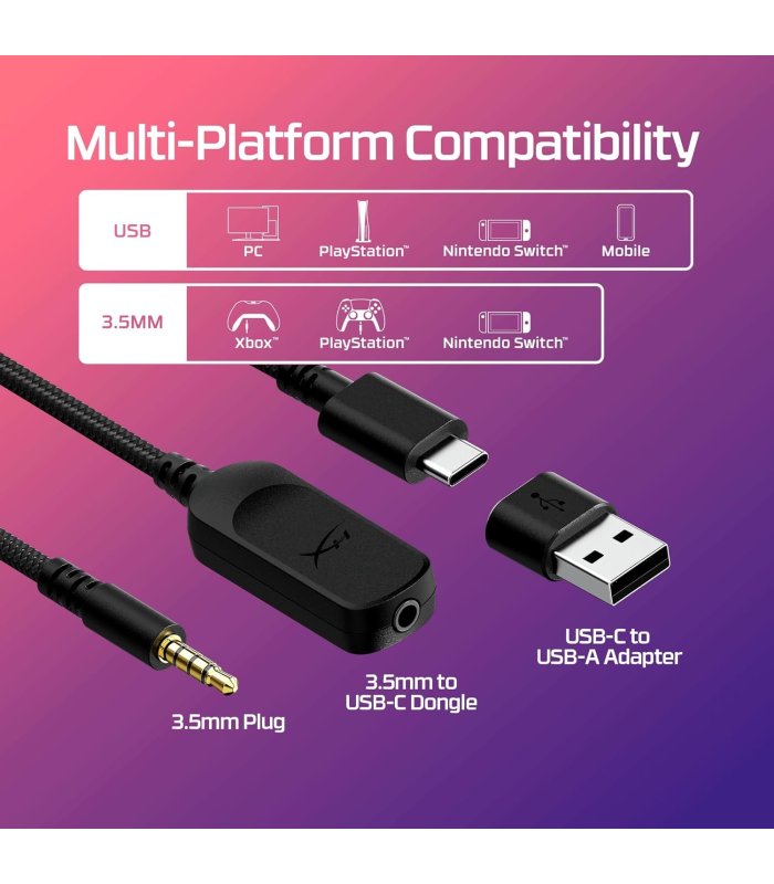 Osta HyperX Cloud III juhtmega mängupeakomplekt, must arvutile / PS5 / Xboxi seeria X|S Hea hind