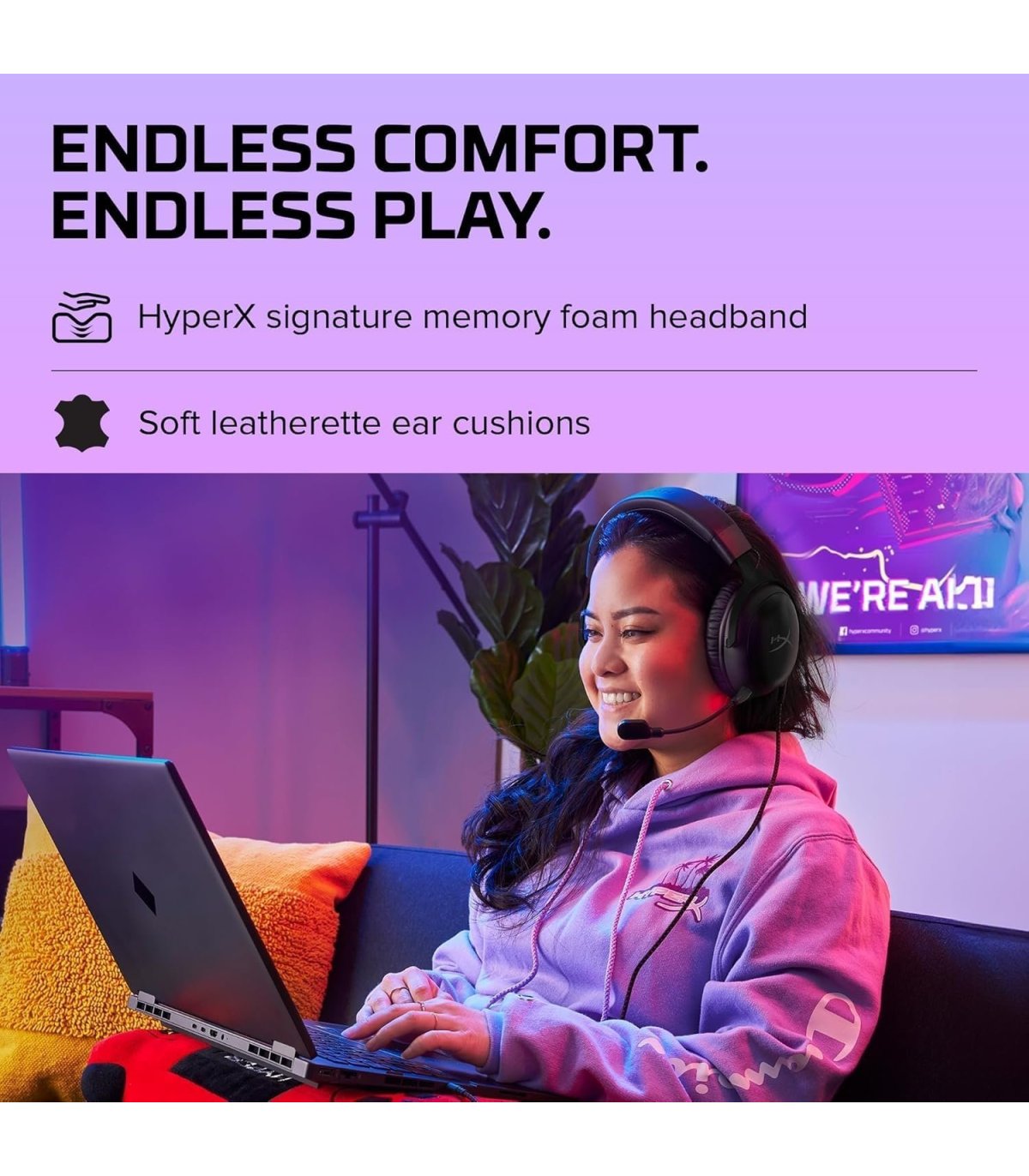 Pirkt HyperX Cloud III vadu spēļu austiņas, melnas personālajam datoram/PS5/Xbox sērija X|S Lieliska cena