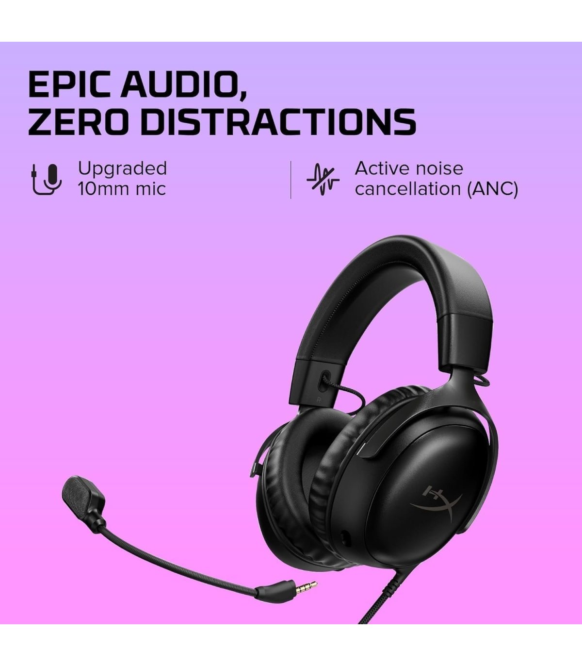 Buy HyperX Cloud III Wired Gaming Headset Black for PC / PS5 / Xbox Series X|S for Great Price