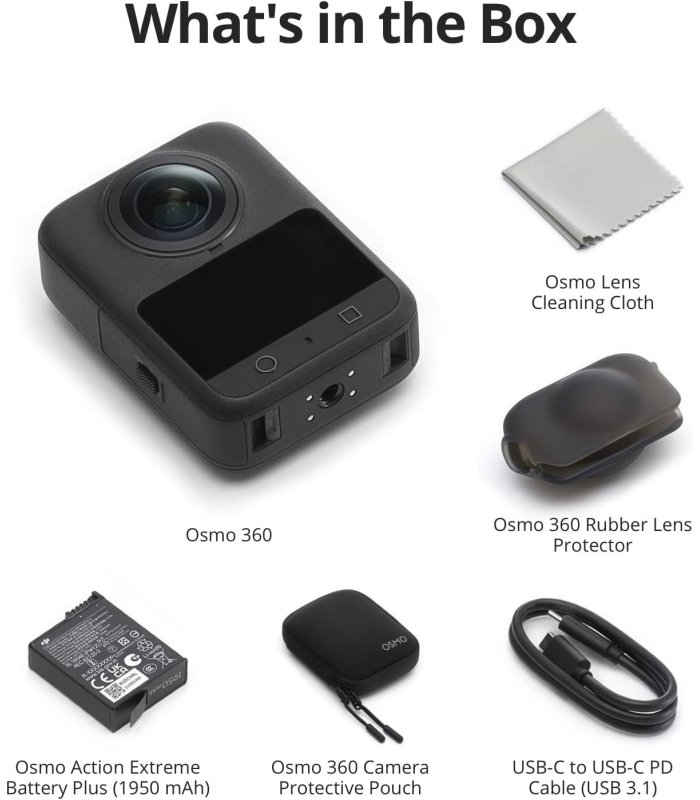 Osta DJI Osmo 360 Standard 8K 360° action-kaamera Hea hind