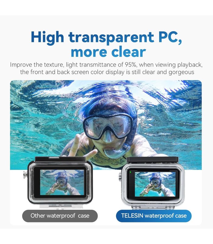 Pirkt Waterproof Case for DJI Action 3/4/5 Pro Lieliska cena