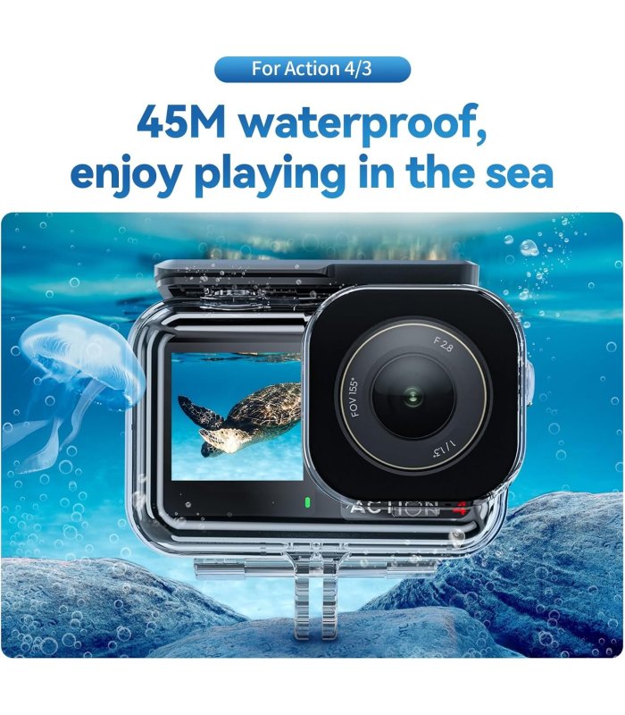 Купить Водонепроницаемый чехол для DJI Action 3/4/5 Pro Отличная цена