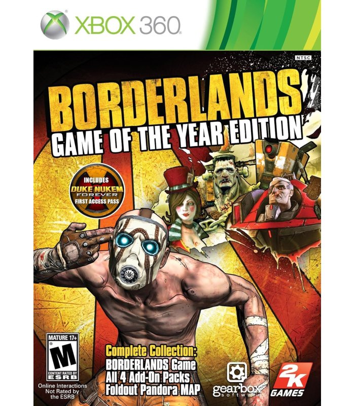 Įsigykite Borderlands Game of the year edition Xbox 360 [Naudotas] Gera Kaina 