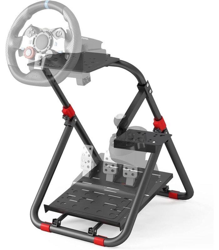 Buy Adjustable Racing Wheel Stand, compatible with Logitech G29/G923/G920 and Thrustmaster T300/T248 for Great Price