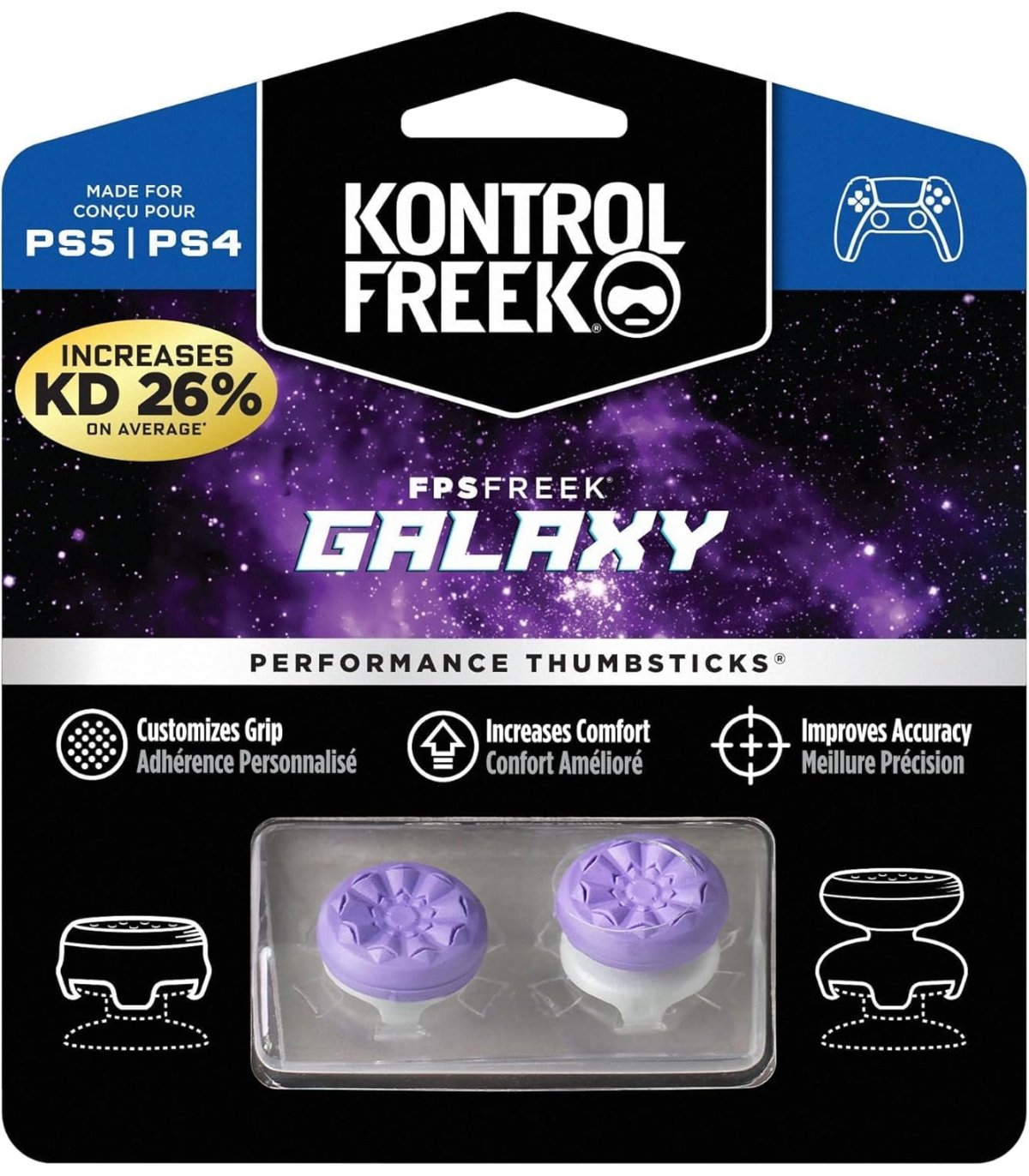 Osta KontrolFreek FPS Galaxy PS4 / PS5 Purple Hea hind