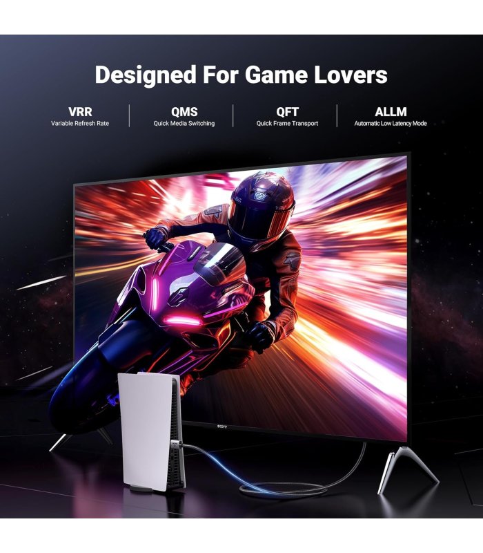Buy UGREEN HDMI 2.1 48Gbps, 8K/4K, with eARC, HDR and compatibility with PS5 and Xbox Series X/S (2 m) for Great Price