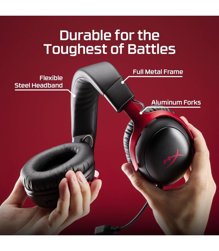 Купить Беспроводные наушники HyperX Cloud III S, черные/красные, Bluetooth, 2,4 ГГц Отличная цена
