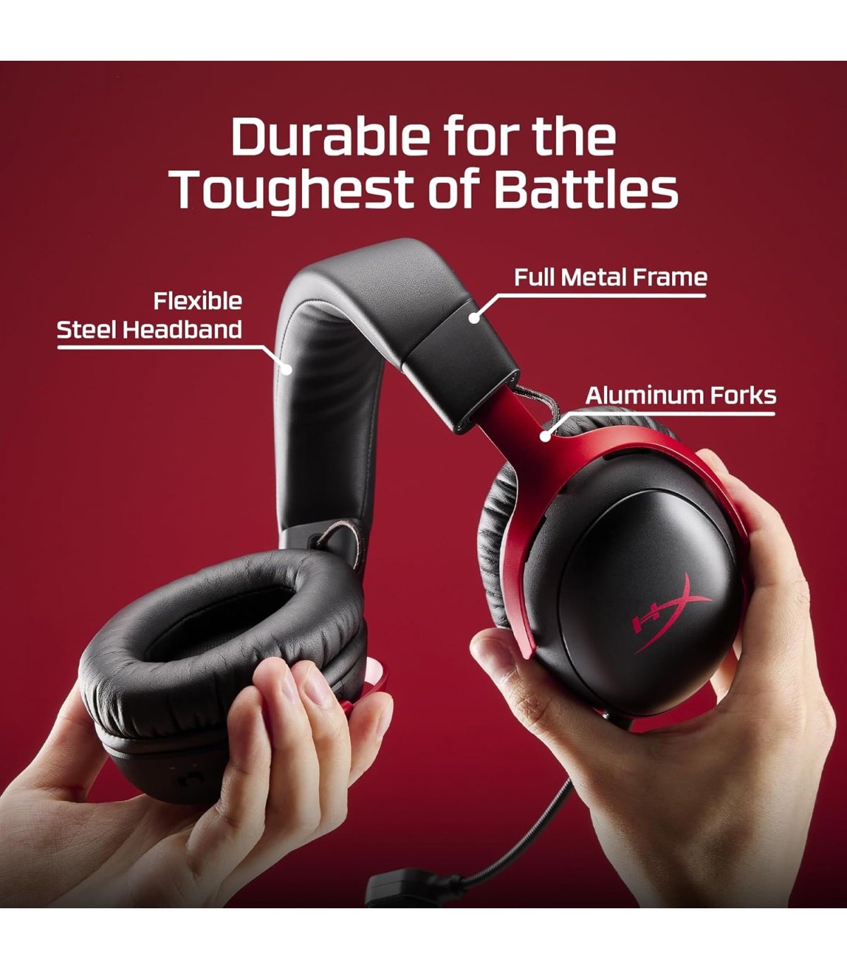 Купить Беспроводные наушники HyperX Cloud III S, черные/красные, Bluetooth, 2,4 ГГц Отличная цена
