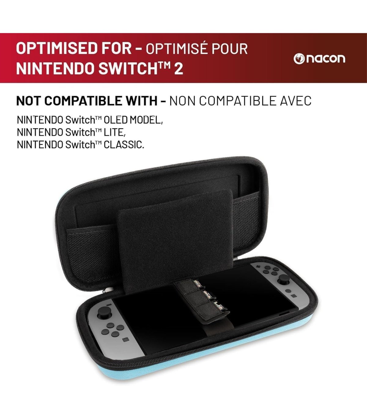 Buy Nacon Hard Case for Nintendo Switch 2 + Screen Protector and Game Box for Great Price