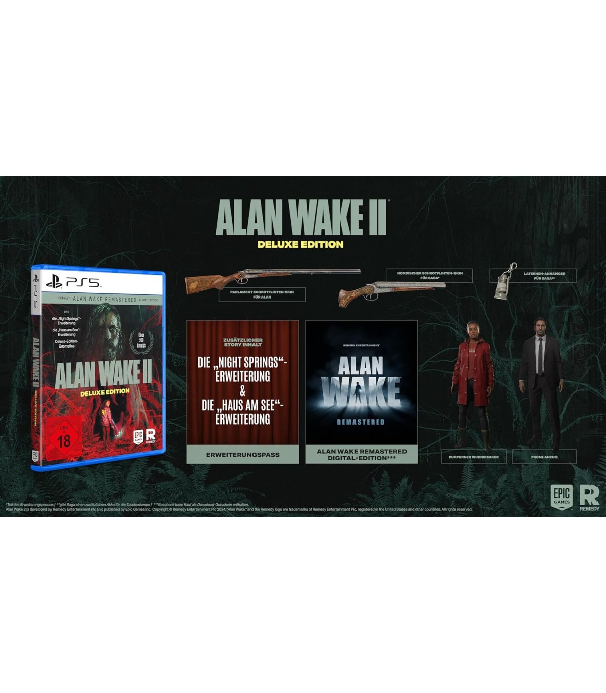 Pirkt Alan Wake 2 Deluxe Edition PS5 Lieliska cena