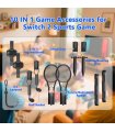 Osta HEYSTOP 10-ühes Nintendo Switchi sporditarvikute komplekt: Joy-Coni tennisereketid, golfikepid, jalarihmad ja muud tarvikud Hea hind