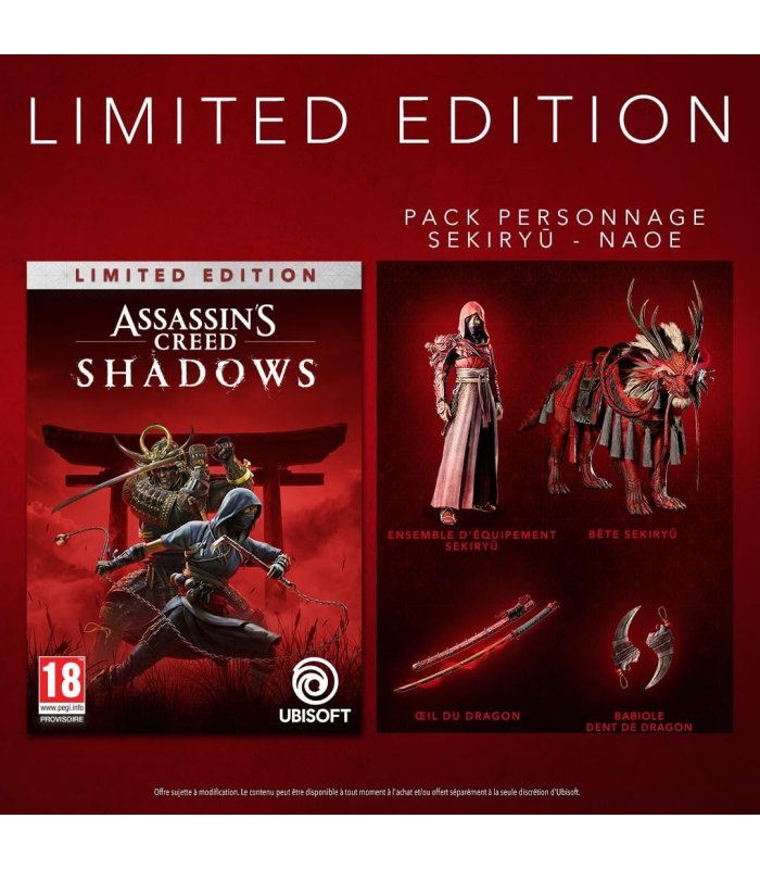 Pirkt Assassin's Creed Shadows Limited edition PS5 Lieliska cena