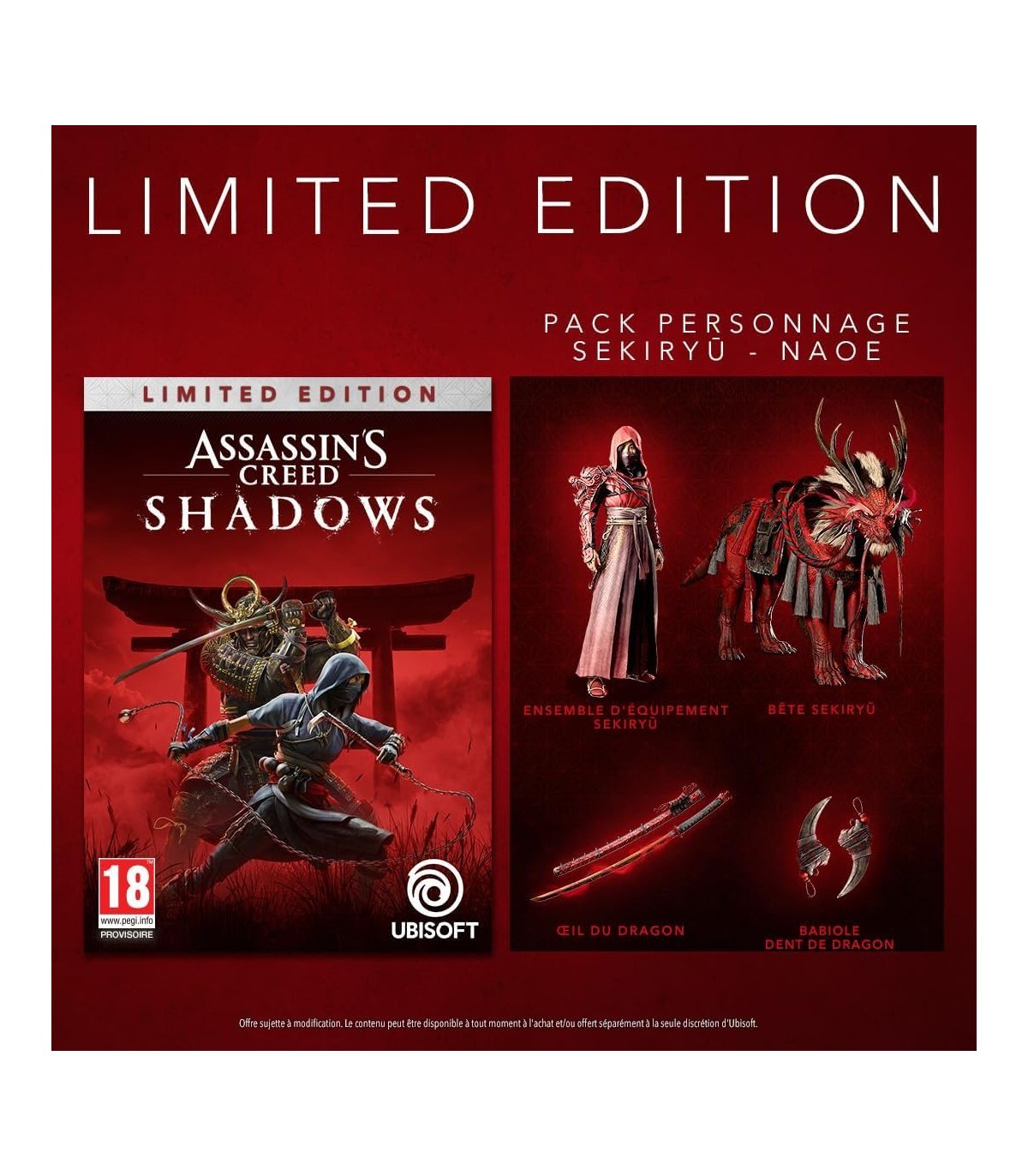 Osta Assassin's Creed Shadows Limited edition PS5 Hea hind